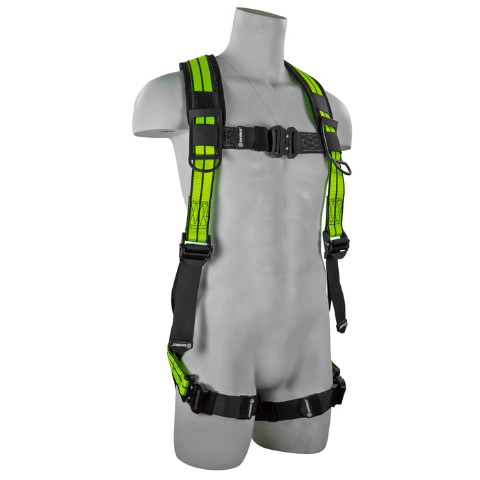 SafeWaze FS-FLEX250 No-Tangle Single D-Ring Harness w/ Cool-Air Leg Pads