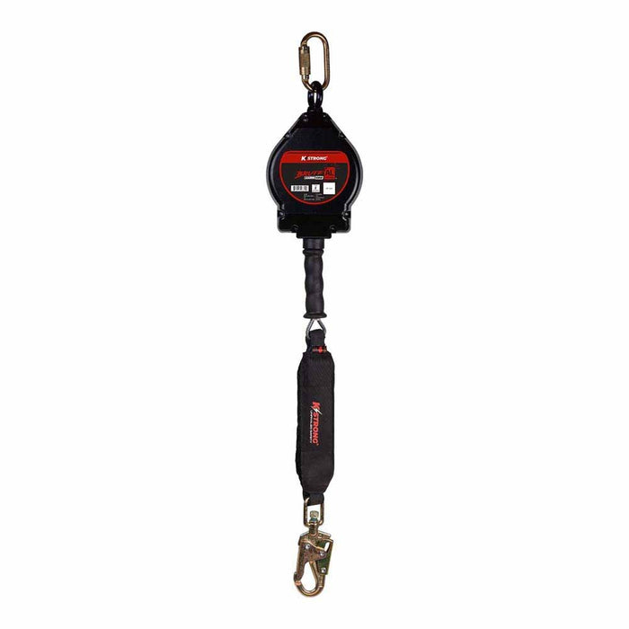 KStrong UFS480025L 25 ft Aluminum Cable SRL, Swivel Snap Hook, Carabiner, LE Rated