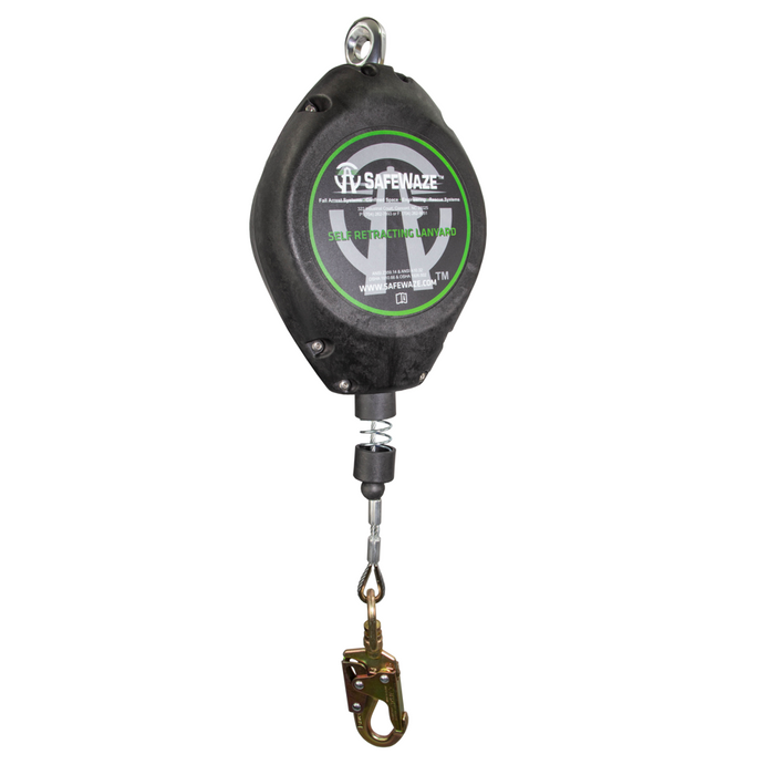 Safewaze FS-FSP1250-G 50' Cable Retractable With Snap Hook