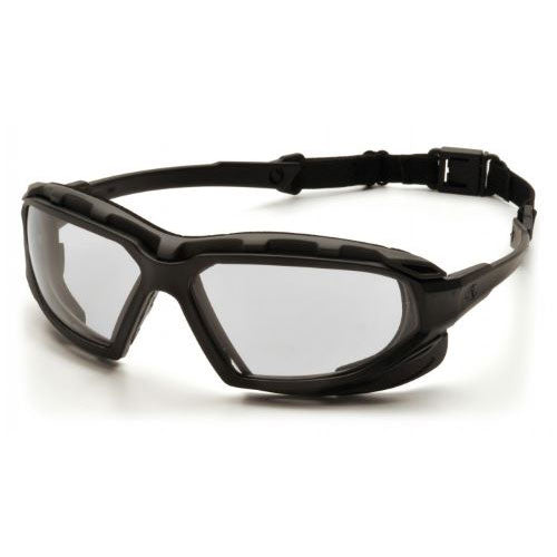 Pyramex SBG5010DT Highlander Xp Black-Gray Frame Clear Lens