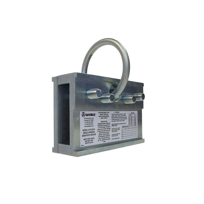 SafeWaze FS-EX311 Non-Penetrating Standing Seam Roof Anchor