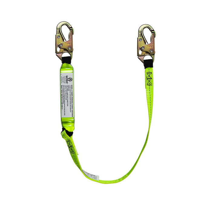 SafeWaze FS-560-4 4' lanyard with Double Locking Snap Hooks