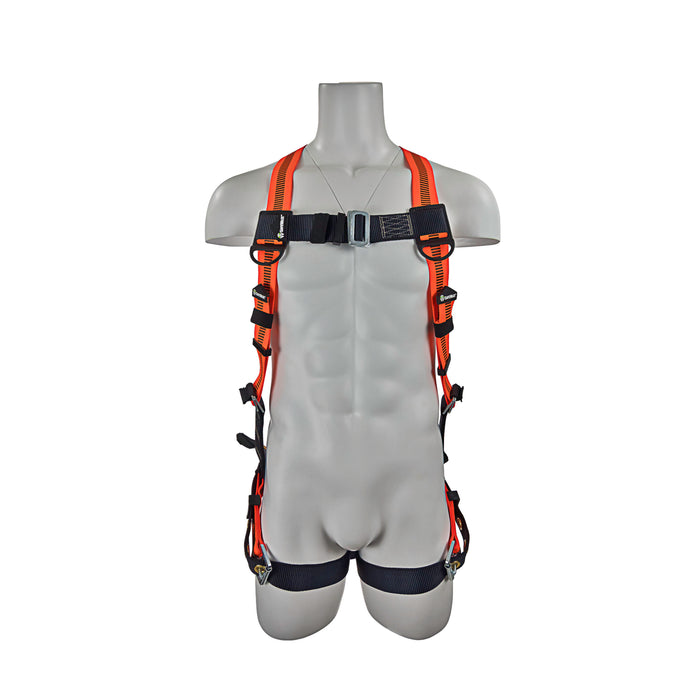 Safewaze FS99185-E Universal V-Line Harness, Single D-Ring, Grommet Leg Straps