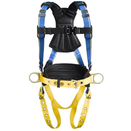 Werner Blue Armor 2000 Construction (3 D-Rings) Harness - Leg Strap/Chest Strap - Quick Connect