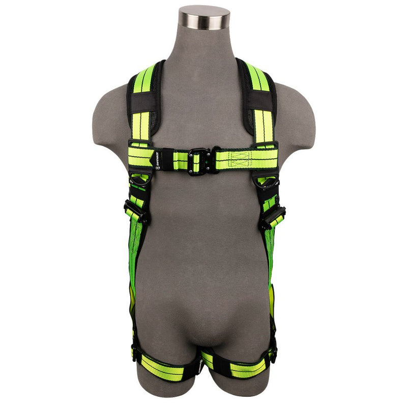 SafeWaze FS-FLEX280 Single D-Ring Harness w/ Quick-Connect Leg Buckles