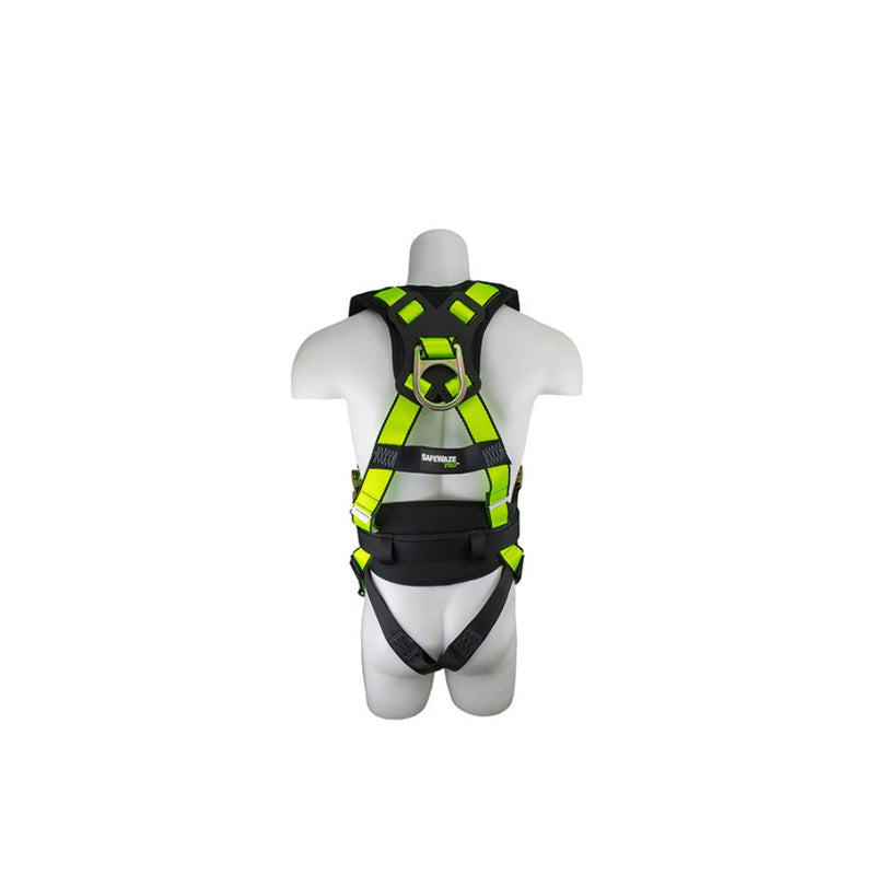 SafeWaze FS-170-SAFELINK Construction Harness w/ Fixed Waist Pad & D-Ring