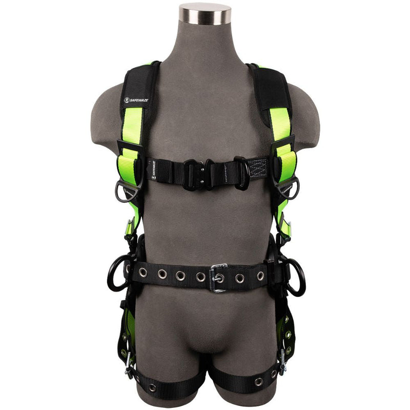 SafeWaze FS-377 Wind Energy 4 D-Ring Construction-Style Harness
