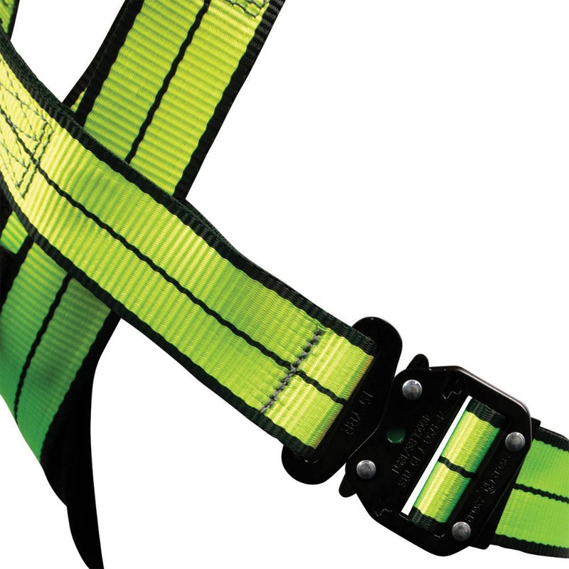 SafeWaze FS-FLEX280 Single D-Ring Harness w/ Quick-Connect Leg Buckles