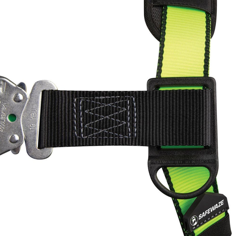 Safewaze FS-170 Construction Harness w/ Fixed Waist Pad