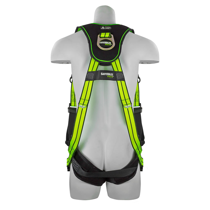 SafeWaze FS-FLEX250 No-Tangle Single D-Ring Harness w/ Cool-Air Leg Pads