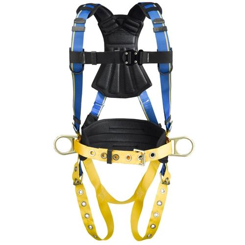 Werner Blue Armor 2000 Construction (3 D-Rings) Harness - Leg Strap Tongue Buckle / Chest Strap Quick Connect