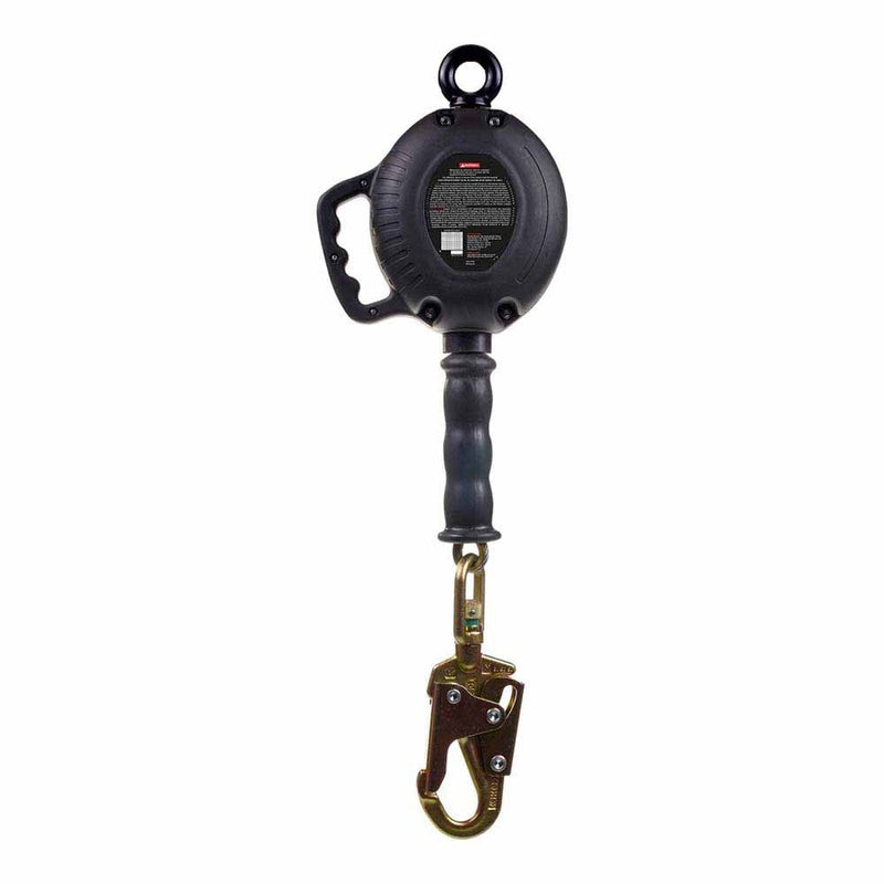 KStrong UFS310010 10 ft. Galvanized Steel Cable SRL with Snap Hook & Carabiner - 4