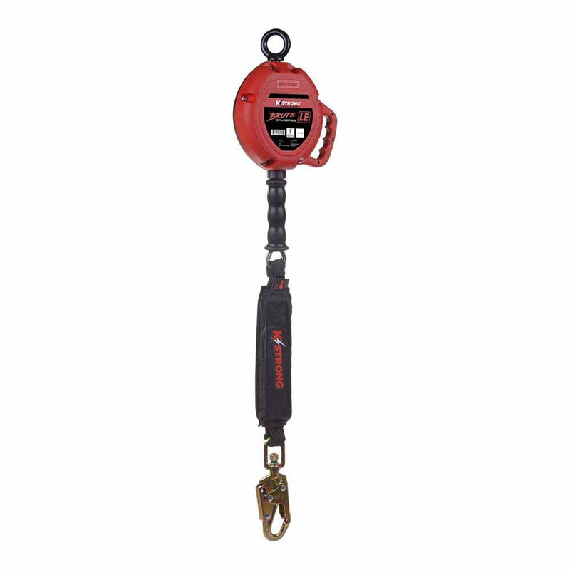 KStrong UFS310018L 18 ft. Leading Edge Cable SRL with Snap Hook, Carabiner, Tagline