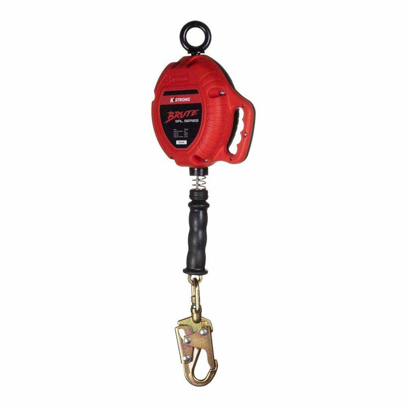 KStrong UFS310020 20 ft. Galvanized Steel Cable SRL with Snap Hook, Carabiner, Tagline