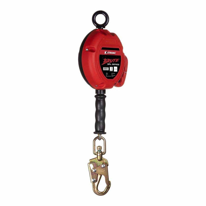 KStrong UFS310020(SS) 20 ft Stainless Steel Cable SRL with Snap Hook, Carabiner, Tagline - 2