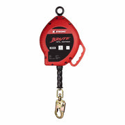 KStrong UFS310050 50 ft Galvanized Steel Cable SRL with Snap Hook, Carabiner, Tagline