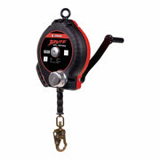 KStrong UFS310090 90 ft Galvanized Steel Cable SRL with Snap Hook & Carabiner - 2