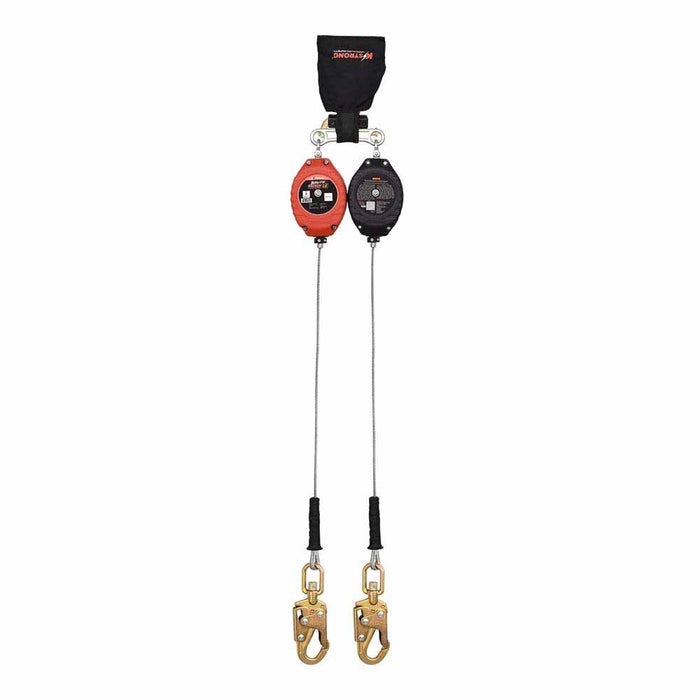 KStrong UFS310206LD Dual 8.5 ft Cable SRL with Swivel Snap Hooks for Leading Edge - 2