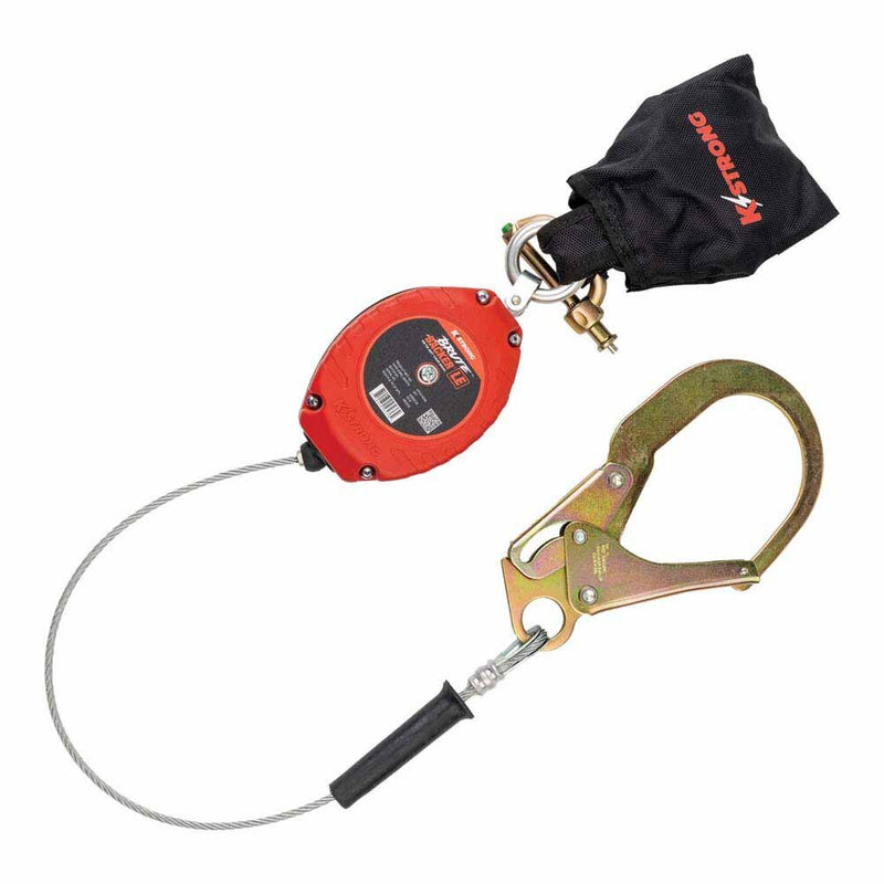 KStrong UFS310206L 8.5 ft. Cable SRL with Swivel Snap Hook, Dorsal Connector, ANSI
