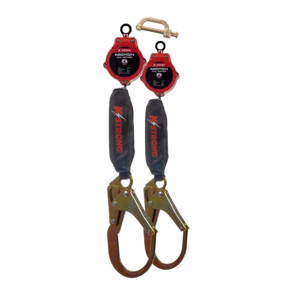 KStrong UFS354002D Dual 6 ft. Micron SRL with Rebar Hooks, Dorsal Conn ...