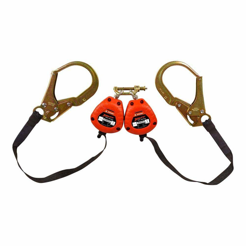 KStrong UFS359206D Dual 9 ft. SRL Hi-Abrasion Webbing Rebar Hooks ANSI