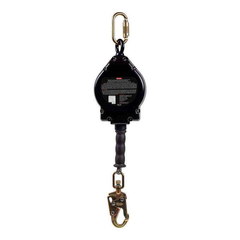 KStrong UFS480020 20 ft Aluminum Cable SRL with Swivel Snap Hook & Carabiner - 4