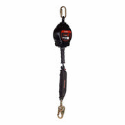 KStrong UFS480025L 25 ft Aluminum Cable SRL, Swivel Snap Hook, Carabiner, LE Rated - 2