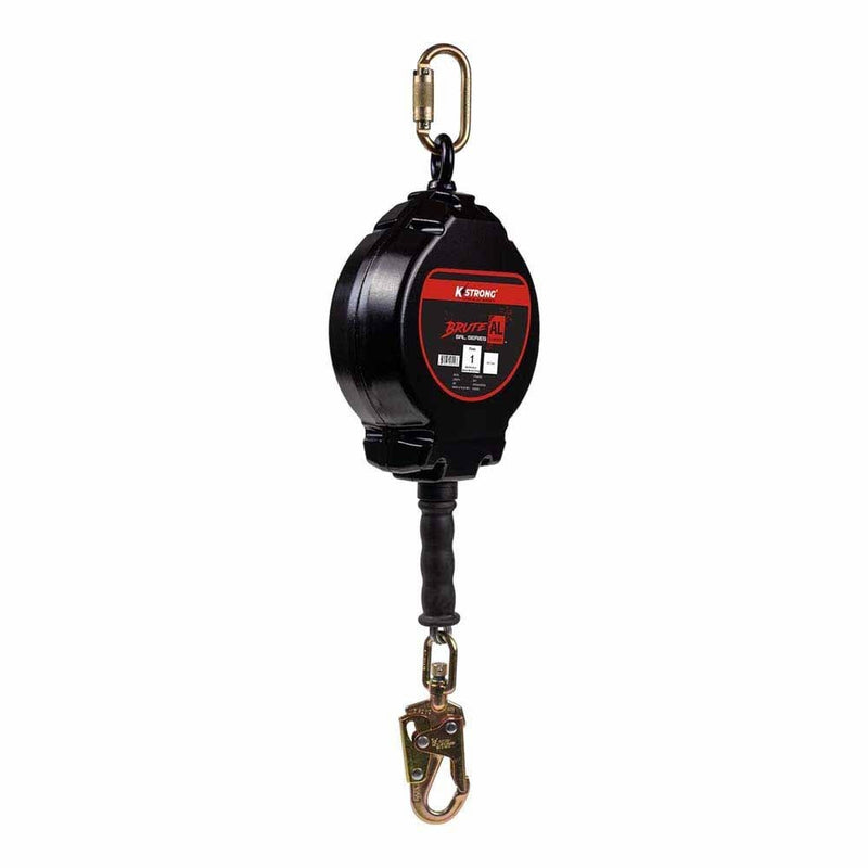 KStrong UFS480050 50 ft Aluminum Cable SRL with Snap Hook & Carabiner - 2
