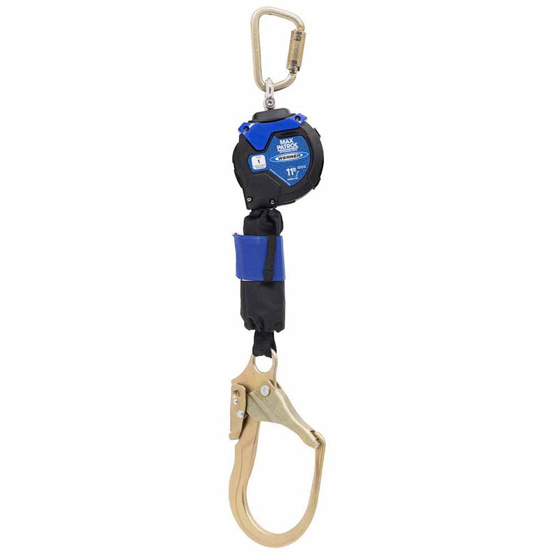 Werner R430011-SR 11' MAX Patrol Webbed SRL with Steel Form Hook On Lanyard