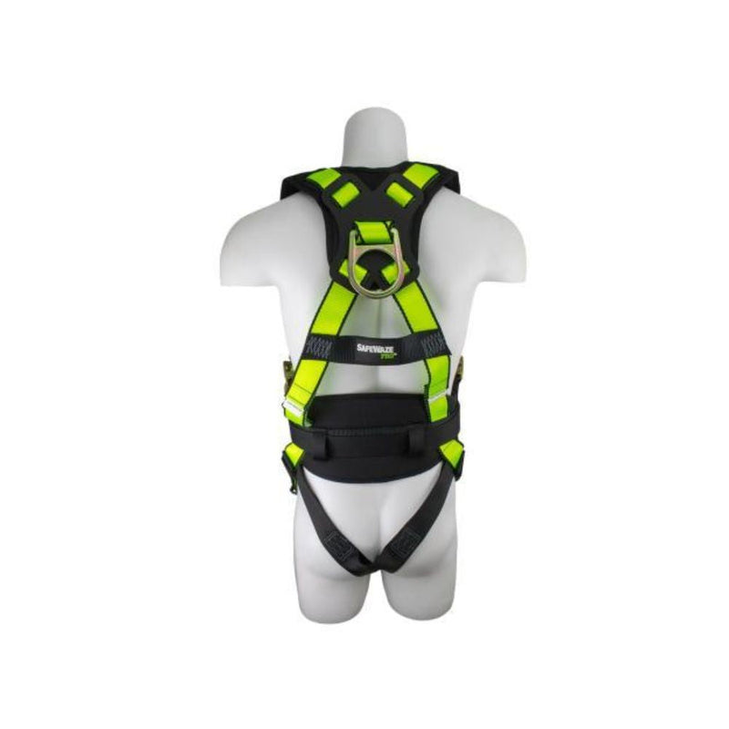 SafeWaze FS-160 Construction Harness w/ Free-Floating Waist Pad