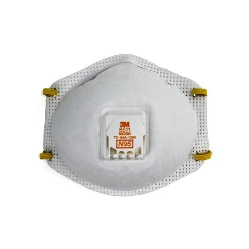 3M 54343 N95 Particulate Respirator with Cool Flow Exhalation Valve (Box of 10)