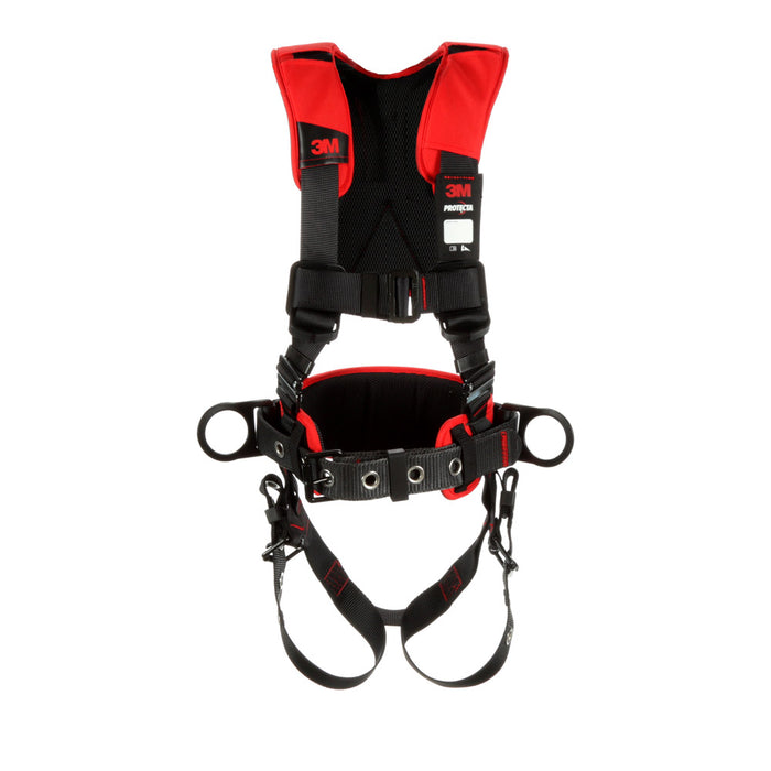 DBI Sala 1161208 Comfort Construction Style Positioning Harness, Black, 2XL