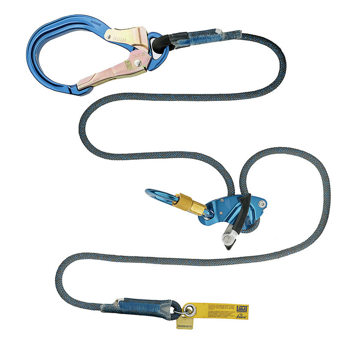 DBI Sala 1234087 10' Trigger X Adjustable Rope Positioning Lanyard