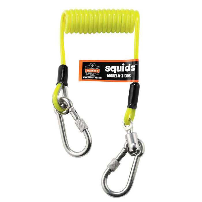 Ergodyne 19130 OAH 3130S Coiled Cable Lanyard - 2lb  Small