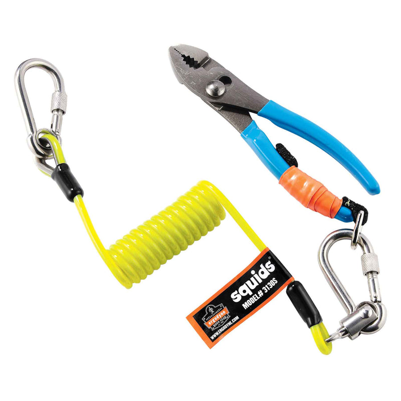 Ergodyne 19130 OAH 3130S Coiled Cable Lanyard - 2lb  Small