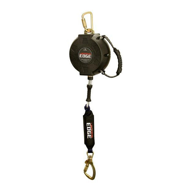 Falltech 727620LE 20' SRL, Glass-filled Nylon Housing, Galvanized Cable, Carabiner