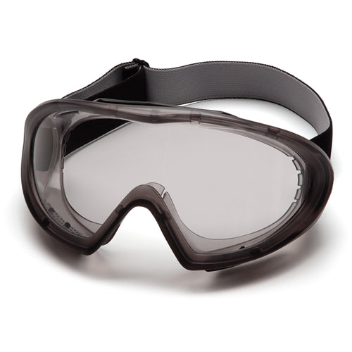 Pyramex GG504T Capstone Gray Direct/Indirect Goggle/Clear Anti-Fog Lens