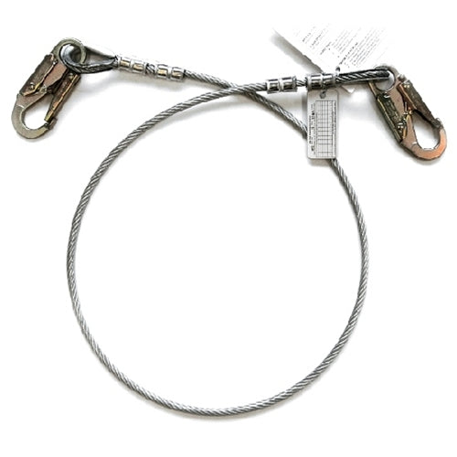 Guardian 10430 3' Galvanized Cable Choker Anchor With Snaphook Ends