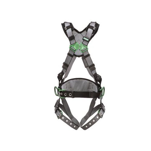 MSA 10195134 V-FIT C Harness,ST,Back&Hip D-Ring,QC Leg Strap,Shoulder Pad