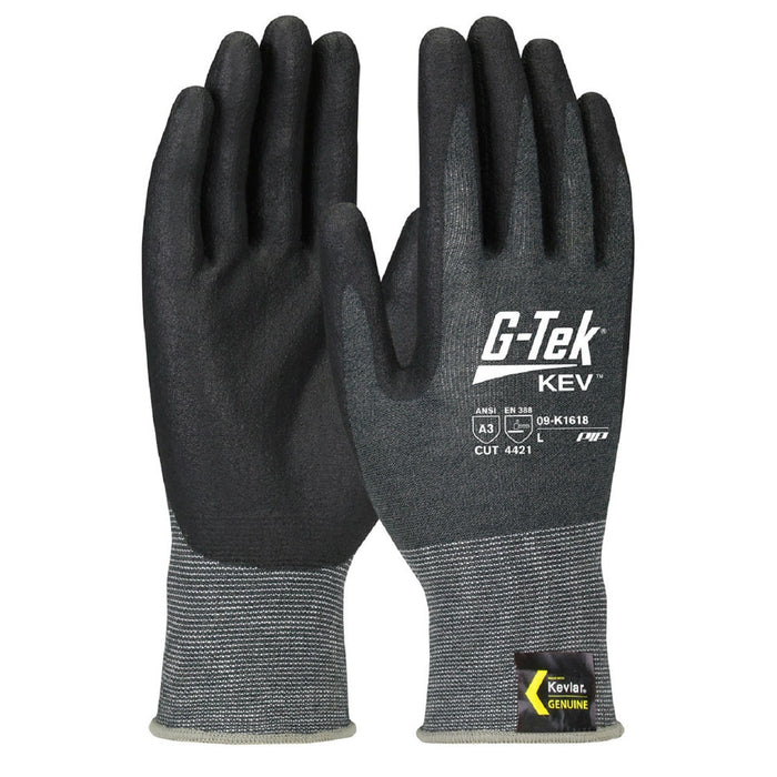 PIP Industrial Products 09-K1618/XL Seamless Kevlar/Nitrile Coat Cut Level TouchScreen Gloves XL