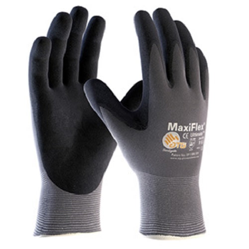 PIP Industrial Products 34-874  G-Tex Maxiflex Black Micro Gloves