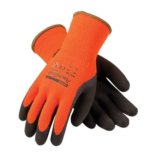 PIP 41-1400 Hi-Viz Acrylic Thermal Glove with Latex MicroFinish