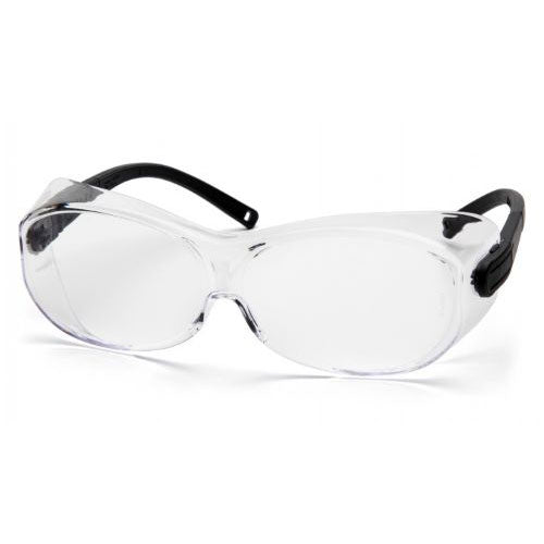 Pyramex S7510SJ Ots Xl Black Frame/Clear Lens