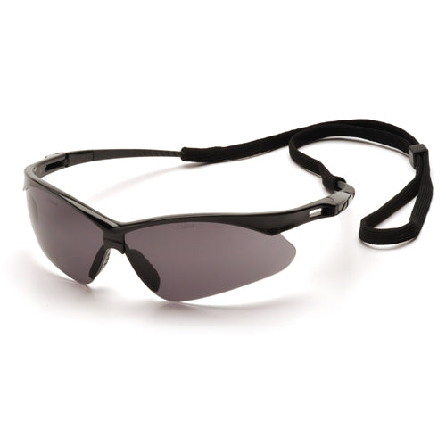 Pyramex SB6320SP PMXTREME Eyewear Gray Lens with Black Frame & Cord