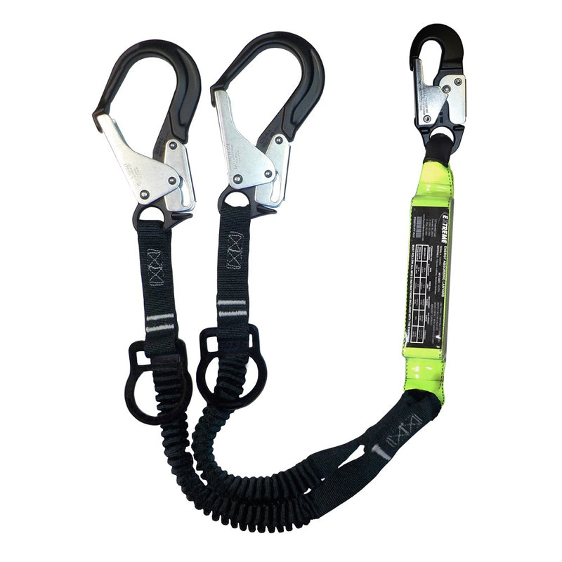 SafeWaze FS-88761-FF-ALU 6' Energy Absorbing Lanyard for a 12' Free Fall