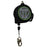 SafeWaze FS-EX10-100-G 100' Cable Retractable with Double Locking Snap Hook