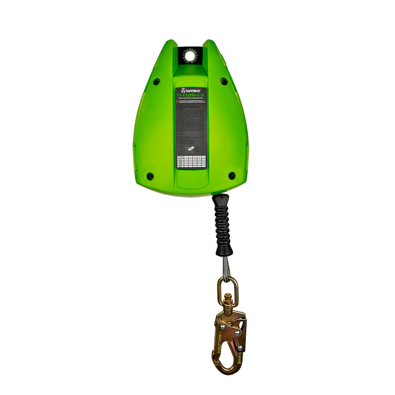 SafeWaze FS-EX2550-G-SL 50' Cable Retractable with Fall Indicator