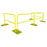 SafeWaze FS-EX347 10' Guardrail Swing Gate with Weighted Base