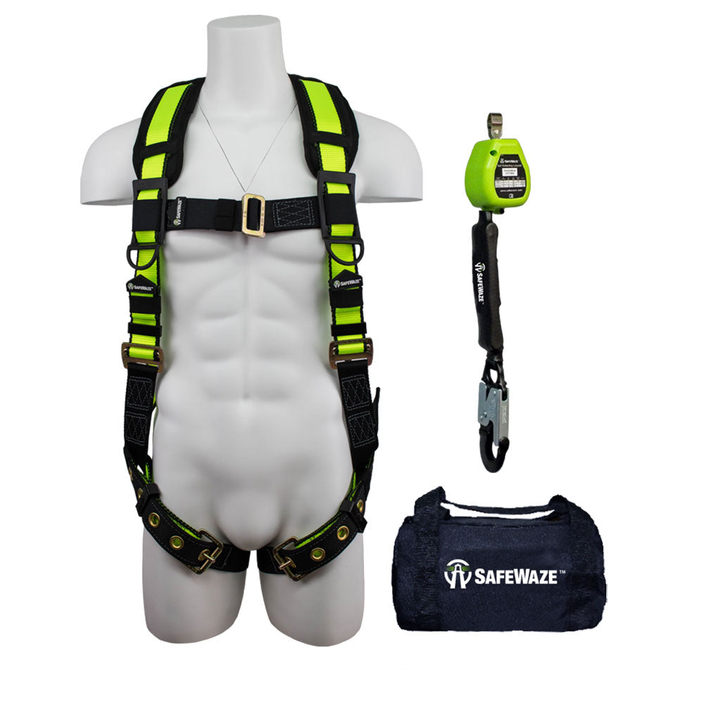 SafeWaze FS-143 Retractable Kit w/ Harness