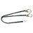 SafeWaze FS-586 6' Low-Profile lanyard, Swivel & Rebar Hooks, 100% tie-off